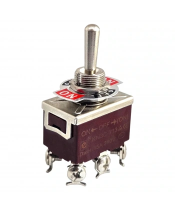 IC-160 Toggle Switch Mom-Off-Mom Ø12mm 6P KN3C-223