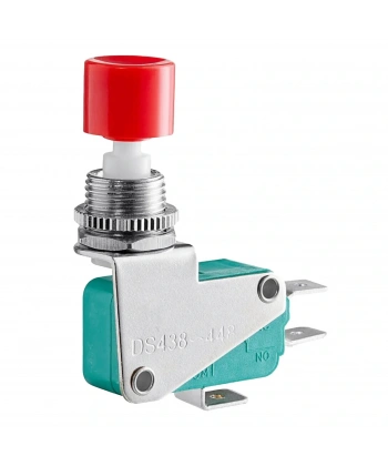 IC-176E Micro Switch Kırmızı Butonlu Ø12mm