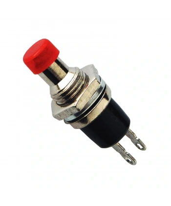 IC-178 Buton Ø7mm Normalde Kapalı (Ters Kontak) Kırmızı