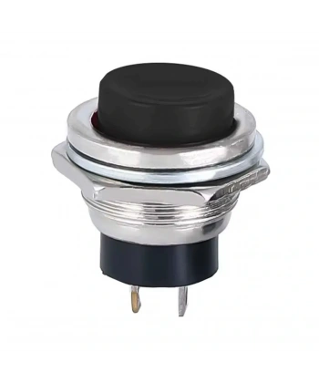 IC-180 Buton 16mm DS-212 Siyah