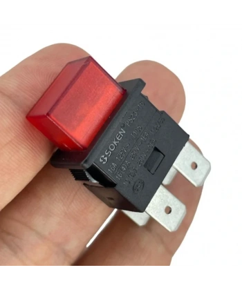 IC-180H Basmalı Işıklı Anahtar 220V 4P Kalıcılı PS23-16N