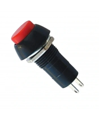 IC-185A Buton 12mm Kalıcılı Kırmızı