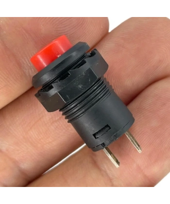 IC-185D Buton Yuvarlak Plastik Kalıcı 12mm 2P