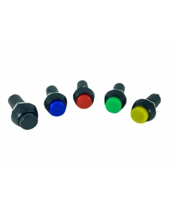 IC-186 Buton Plastik (PBS11B) Yaylı 12mm Sarı