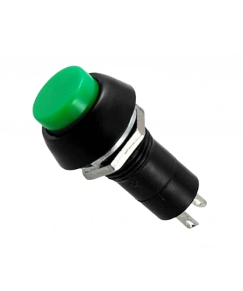 IC-186A Buton 12mm Kaliteli Yeşil