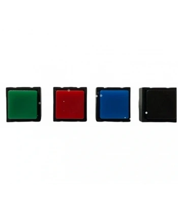 IC-204C Yaylı Kare Plastik Buton 12x12mm PBS-18B (Siyah)
