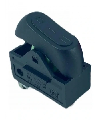 IC-209 Saç Kurutma Makinası Düğmesi Anahtarı 3P 0-1-2 Siyah