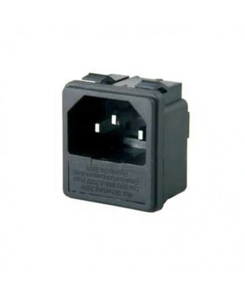 IC-213A C14 Power Soket Erkek Şase Kulaksız (Sigorta Yuvalı)