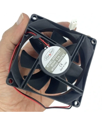 IC-216A Kare Fan 80x80x25mm 24V DC 2 Kablo