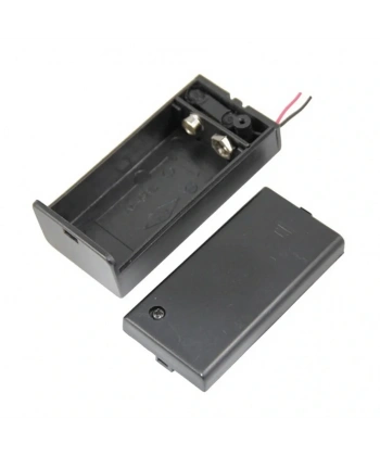 IC-233D 9V Pil Kutusu Kapaklı Switchli