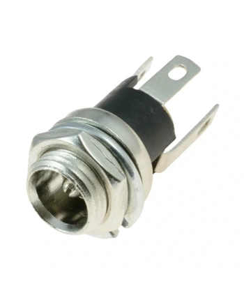 IC-258A DC Jak Üstten Somunlu 2.1mm Ø8mm