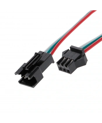 IC-261J-3 JST SM 3P Kablolu Konnektör Takım