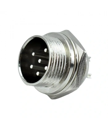 IC-261M 12mm Mayk Erkek Fiş Şase 6P Konnektör