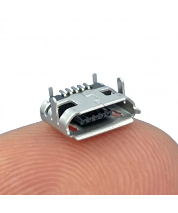 IC-266A-1 Micro USB Konnektör Mikro USB Soket 4 Şase 5 Pin