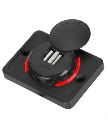 IC-266C-2 Pano Tip İkili USB Kulaklı - Şarj Soketi