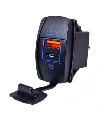 IC-266C-4 Marin Tip İkili USB 3.0 + Type-C Şarj Soketi