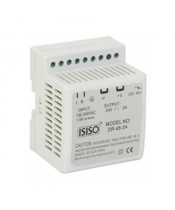 IDR-45-12 - 45W 12VDC 3.5A Raya Montajlı Güç Kaynağı