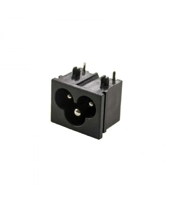 IEC320 C6 Erkek Power Soketi 90 Derece