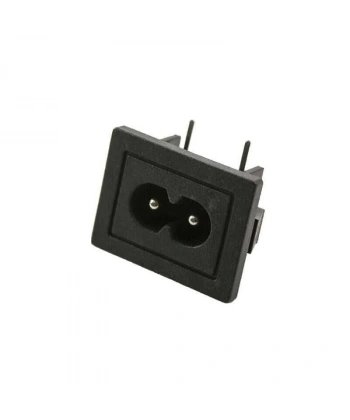 IEC320 C8 Erkek Power Soketi 90 Derece