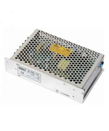 INES-50-12 - 50W 12VDC 4.2A Ray Montajlı Kapalı Tip Güç Kaynağı