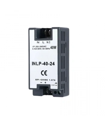 INLP-40-24 - 40W 24VDC 1.67A Raya Montajlı Güç Kaynağı