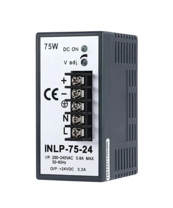 INLP-75-24 - 75W 24VDC 3.2A Raya Montajlı Güç Kaynağı