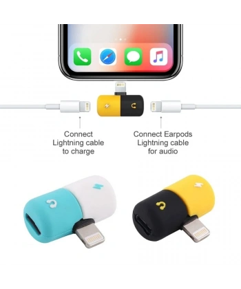 iPhone Lightning Şarj ve Kulaklık Soketi Dönüştürücü