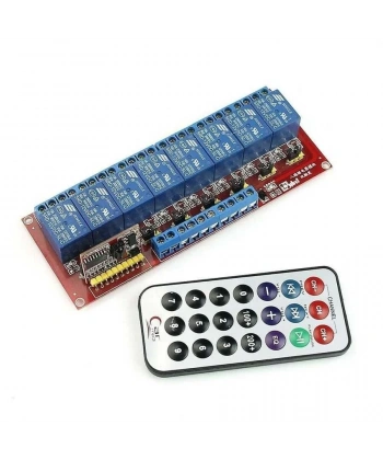 IR Kumandalı Röle Kartı 12V 8 Kanal