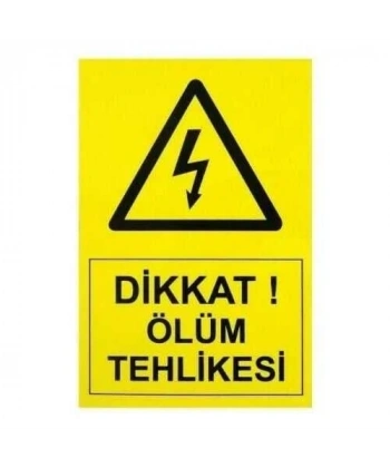 IS-Tİ1 21*14 cm Tehlike Etiketi