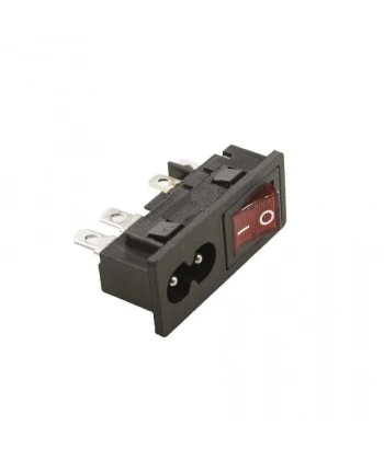 Işıklı 2 Pin Power Soketi