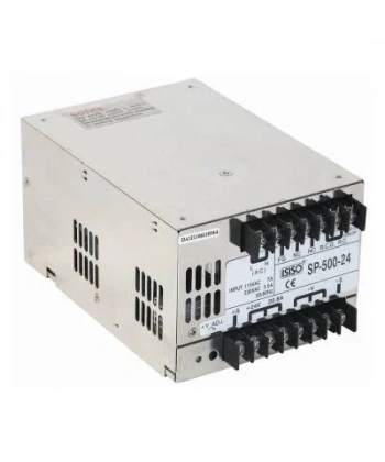 ISP-500-24 - 500W 24VDC 20.0A Ray Montajlı Kapalı Tip Güç Kaynağı