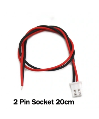 JST-XH 2.54mm 2 Pin 26AWG 20cm Tek Damarlı Dişi Bağlantı Kablosu