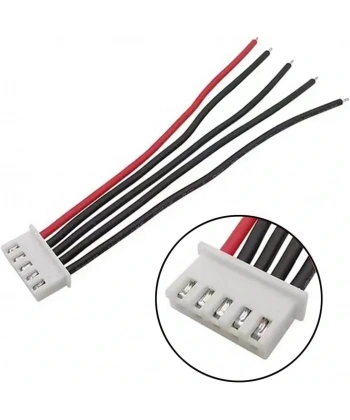 JST-XH 2.54mm 5 Pin 26AWG 20cm Tek Damarlı Dişi Bağlantı Kablosu
