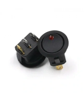 KCD1 220V Kırmızı Nokta Işıklı On-Off Anahtar