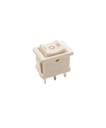 KCD1-5 ON-OFF-ON Anahtar 6-Pin - Beyaz