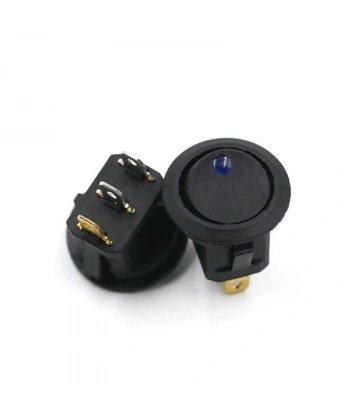 KCD1 Mavi Nokta Işıklı On-Off Anahtar 12V