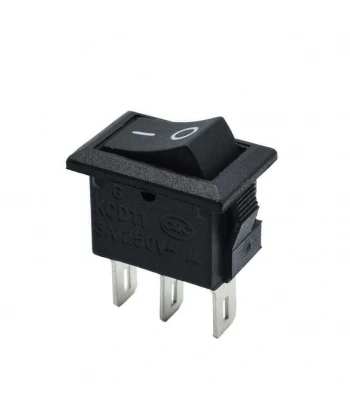 KCD11 3-Pin Mini On-Off Anahtar - Siyah
