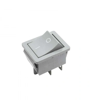 KCD4 Işıksız On/Off Anahtar 4 Pin - Gri