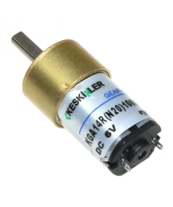 KGA-14 6V 140Rpm Redüktörlü Dc Motor