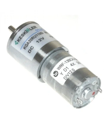 KGA-20 12V 5 Rpm Redüktörlü Dc Motor
