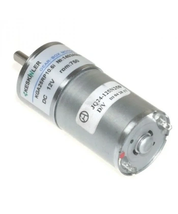 KGA-25 12V 1000Rpm Redüktörlü Dc Motor