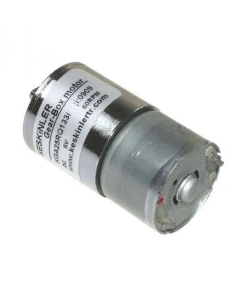 KGA-25 6V 60Rpm Redüktörlü Dc Motor