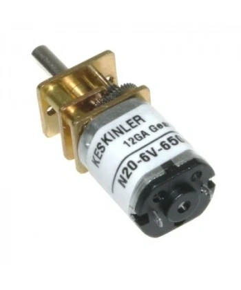 KGA12 6V 650Rpm 12mm Redüktörlü Dc Motor