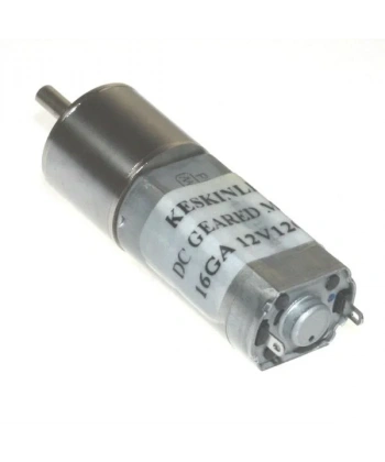 KGA16 12V 120Rpm 16mm Redüktörlü Dc Motor