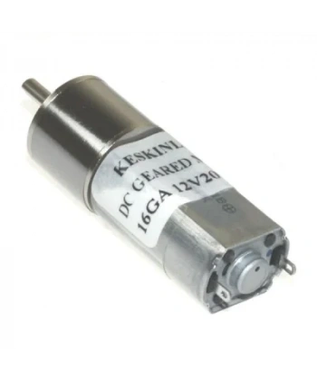 KGA16 12V 200Rpm 16mm Redüktörlü Dc Motor