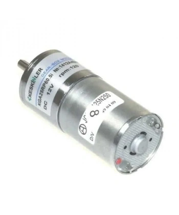 KGA25 12V 120Rpm 25mm Redüktörlü Dc Motor
