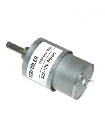 KGA37 12V 90Rpm 37mm Redüktörlü Dc Motor