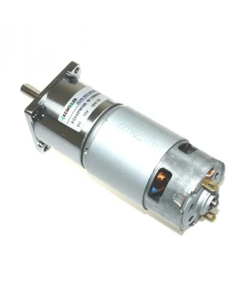 KGA42 12V 10Rpm 42mm Redüktörlü Flanşlı Uzun Dc Motor