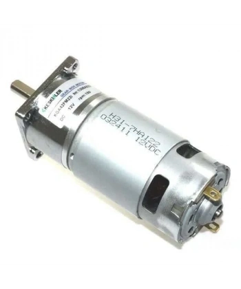 KGA42 12V 150Rpm 42mm Redüktörlü Flanşlı Uzun Dc Motor