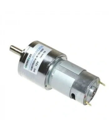 KGB37 12V 15Rpm 37mm Redüktörlü Eksantrik Dc Motor
